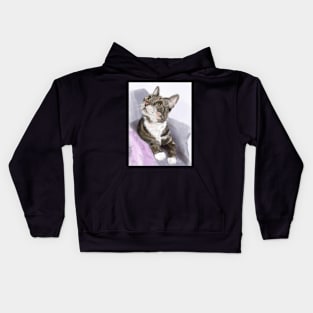 Kitty Sitting Pretty Kids Hoodie